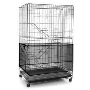 Shappy Large Bird Cage Seed Catcher, Bird Cage Cover Net, Adjustable S - Picture 1 of 8
