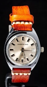 Reloj suizo Everite King vintage de cuerda manual para hombre -- Funciona - Imagen 1 de 12