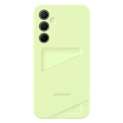 Genuine / Official Samsung Galaxy A35 Card Slot Case / Cover - Lime (Green)  - Image 1 of 4