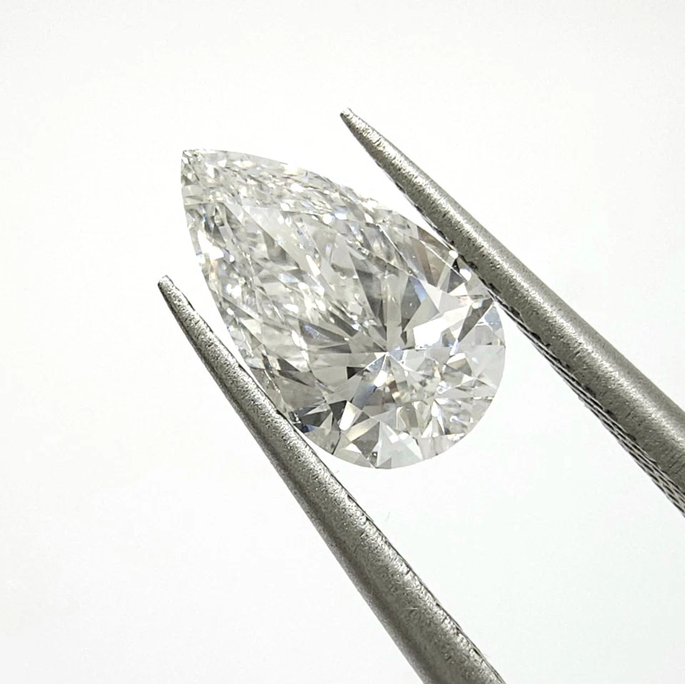 Natural Loose Diamond 1.01 Ct Pear Cut F* VS1 GIA Certified For Jewelry - Ring - Image 1 of 4