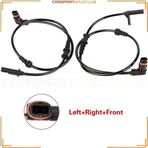 2 pcs Front Driver & Passenger ABS Speed Sensor For 2010-2013 Mercedes-Benz C200 - Picture 1 of 10