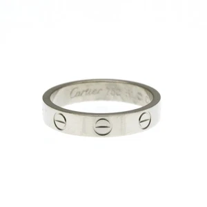 Cartier Mini Love Ring White Gold (18K) Fashion No Stone Band Ring... BF586994 - Picture 1 of 9
