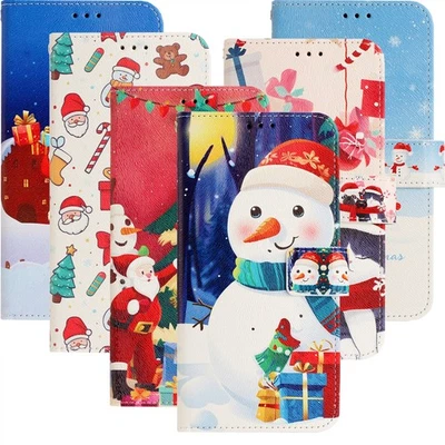 Case for OnePlus 13T 12 11 9 Nord N10 Christmas Leather Wallet Case Phone Cover - Image 1 of 4