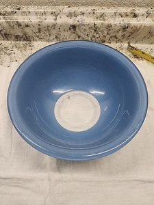 Vintage Pyrex Glass Nesting Mixing Bowl 323 Blue Clear Bottom 1.5 Liter - Picture 1 of 9