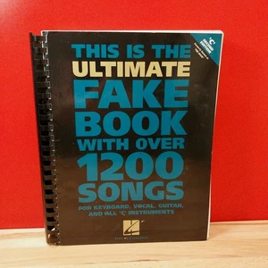This Is The Ultimate Fake Book Sheet Music C Edition 1200 Songs HAL. LEONARD - Picture 1 of 23