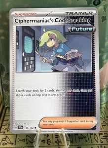 Pokémon TCG - Ciphermaniac's Codebreaking 145/162 Sv05: Temporal Forces Uncommon - Picture 1 of 1