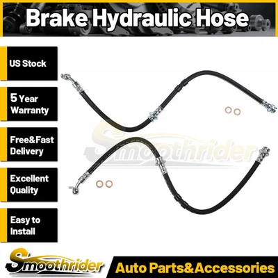 Sunsong 2 件装前刹车液压软管适用于日产 Quest 2004 - 2007 2008 2009 — 第 1/4 张图片