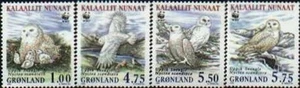 WWF MNH WWF Greenland Sc 344-47 Value $ 7,35 - Picture 1 of 1
