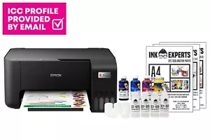 Impresora de sublimación: EPSON ET-2860 + 4 x 100 ml Subtinta + Papel + ICC para Windows - Imagen 1 de 5