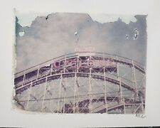 Cyclone (Coney Island) Polaroid Transfer Signed by the artist, Matt Schwartz