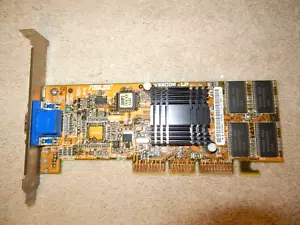 Asus V800M-LP AGP NVidia 32MB Scheda Grafica Video - HP 5185-8083 - OTTIMA - Foto 1 di 3