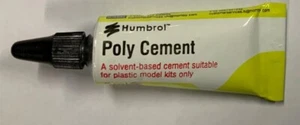 Humbrol Poly Cement 5ml Tube Klebstoff Plastikmodellbausätze Modellbau Zubehör - Picture 1 of 1
