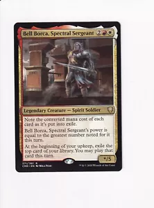 2020 MTG MAGIC THE GATHERING COMMANDER LEGENDS CMR BELL BORCA, SPECTRAL SERGEANT - Picture 1 of 1