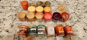 Rare Yankee Candle 1.75 oz Small Sampler Votive Scented Mini Candle 18 piece set - Picture 1 of 3
