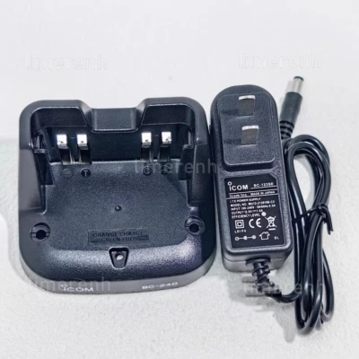 New BC-240 Charger BP-298 Battery Fast Rapid Dock for ICOM V86 U86 Two Way Radio - Image 1 of 4