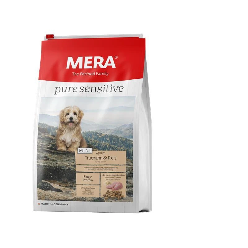 Mera Dog Pure Sensitive Mini Truthahn & Reis | 1kg Hundefutter - Bild 1 von 1