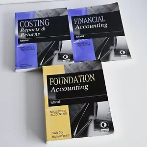 Osborne Level 2 & 3 NVQ Accounting Costing & Foundation Study Books 2000-2002 - Picture 1 of 13