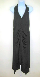 ALLEN von A.B.S. Neckholder Top gerafft vorne Taschentuchsaum Kleid Gr. XL - Neu mit Etikett - Bild 1 von 7