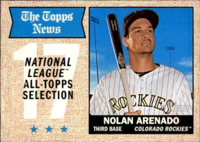 Nolan Arenado 2017 Topps Heritage All Topps Selection Card #373 - Image 1 of 2