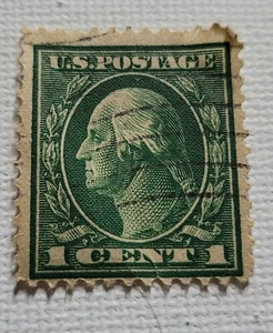 George Washington, Issue of 1923, U.S. 1 CENT Stamp, Green - Picture 1 of 3