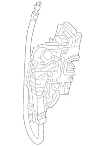 Genuine Mercedes-Benz Door Latch Assembly 099-720-63-01 - Picture 1 of 2