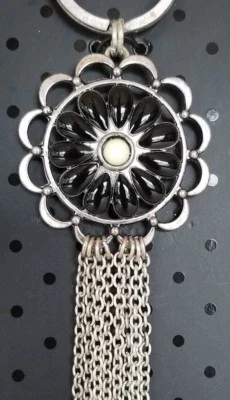 BN GRACE ADELE NEGRO "MARGARITA" CLIP-ON LLAVERO BOLSO BLING ACCESORIO Foto 1 de 3