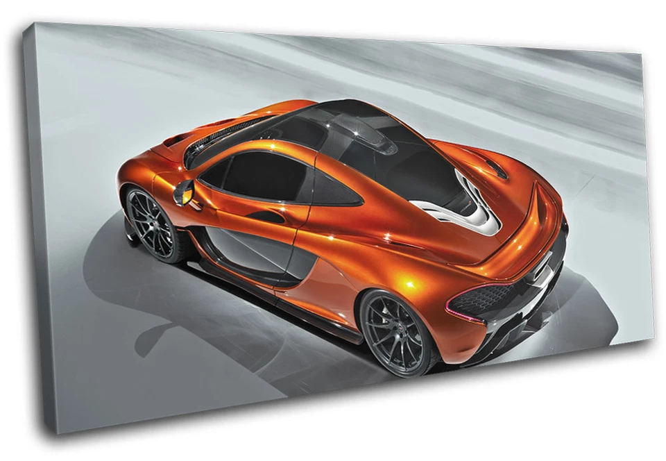 Mclaren P1 экзотический гипер суперкар автомобили один холст настенное искусство картина печати - Изображение 1 из 1