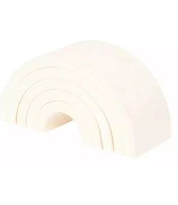Regenbogen aus FSC ® Holz zum Basteln DIY Holzbausteine Holzperle Kreativ - Bild 1 von 5