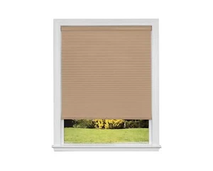 Redi Shade Custom Cordless Cellular Blackout Shades, Cream, 21 1/8 in x 72 in - Picture 1 of 11