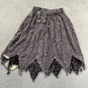 Cute Options Women 28 waist Midi Skirt Vintage Purple Y2K Grunge Goth Gypsy - Picture 1 of 7