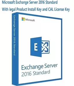 Microsoft Exchange Server 2016 Standard w 5 CALs. Important Read Description - Picture 1 of 3