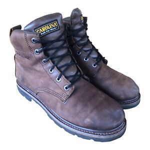 Carolina Work Boots Mens Size 11 D Leather Slip Resistant Electric Hazard CA6025