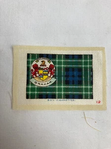 B.D.V Cigarette Antique Silk Trading Cards Clan Scotland GRAHAM Tobacco - Picture 1 of 1