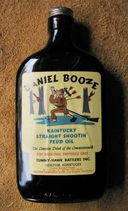 Raro De Colección Daniel Booze Kaintucky Straight Shootin Feud Aceite Escalpum Korntucky - Imagen 1 de 5