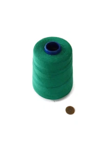 4 New Old Stock Green FILCO Polyester Cotton 2 Cord Thread by American Thread - Picture 1 of 3