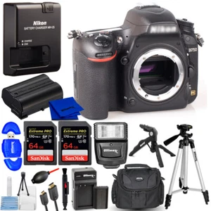 Nikon D750 DSLR Camera (Body Only, Black) 1543 + 128GB + EXT BAT + Flash Bundle - Picture 1 of 2