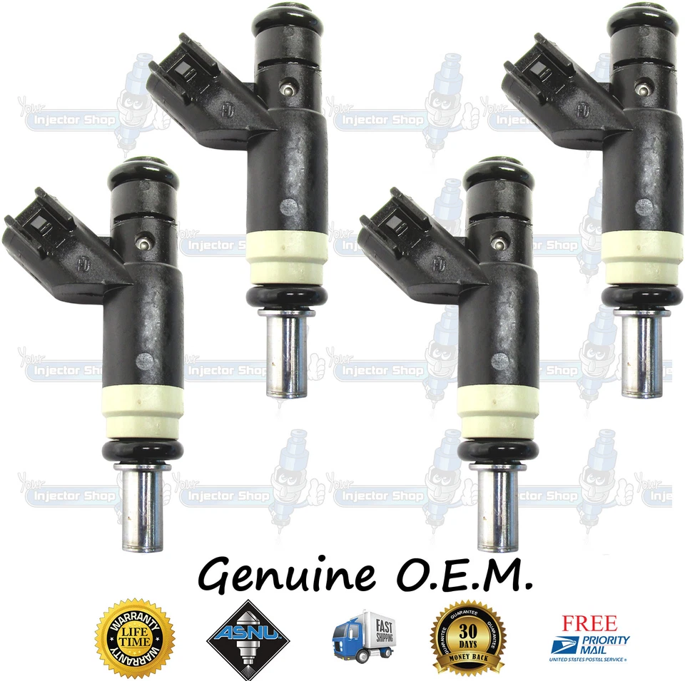Mopar Performance Genuine 4x Fuel Injectors 04891577AC 2.4L 200 Avenger Patriot - Image 1 of 4