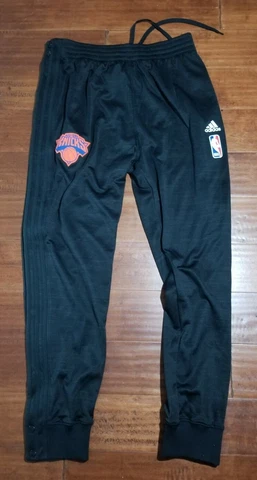 New York Knicks Adidas Official NBA Tear-Away Warm-up Pants Cover