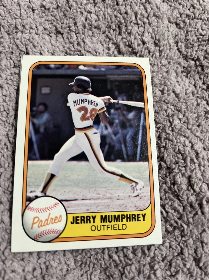 1981 Fleer San Diego Padres Baseball Card #494 Jerry Mumphrey - Image 1 of 1