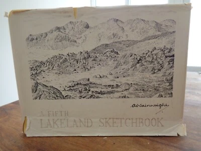 1973 A FIFTH LAKELAND SKETCHBOOK BY A WAINWRIGHT 80 INK DRAWINGS DERWENTWATER ^ - Image 1 of 4