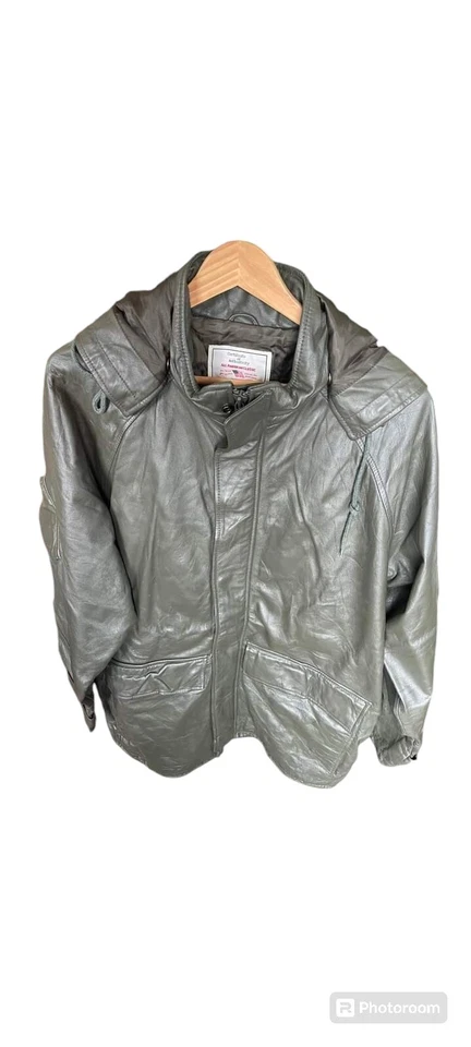 Avirex Parka Leather Jacket - Image 1 of 4