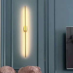 Modern LED Vanity Light Over Mirror Lamp Wall Sconce Light Linear Bathroom Lamp - Picture 1 of 11
