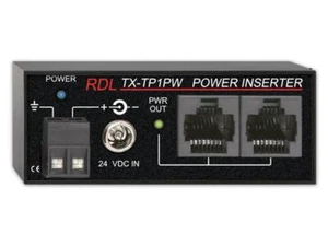 RDL TX-TP1PW Power Inserter/Twisted Pair/1 set of outputs/signal loop-through - Picture 1 of 1