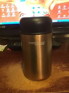 THERMOCAFE STAINLESS STEEL GOLD INSULATED FOOD MUG 400ML BIRTHDAY CHRISTMAS - Picture 1 of 1