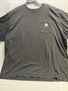 Carhartt K87 Mens 4XL Heavyweight black Pocket Short Sleeve T Shirt - Picture 1 of 5