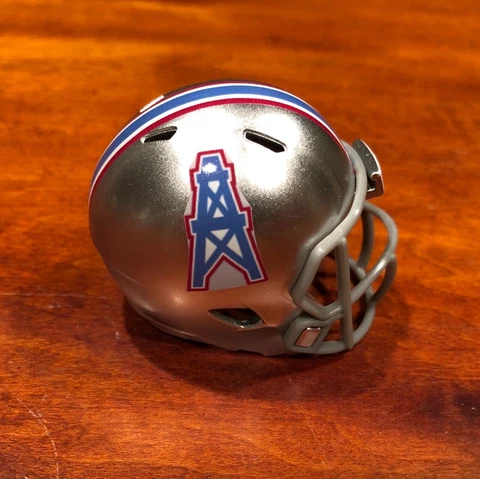 Houston Oilers 1966-70 custom pocket pro helmet AFL NFL Titans Cover