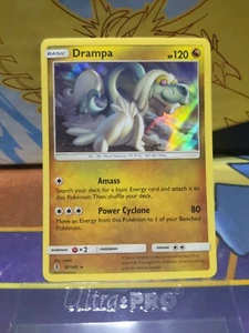 Drampa 97/145 Rare Holo Sun Moon Guardians Rising Pokemon Trading Card Dragon 🐉 - Picture 1 of 4