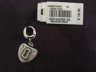 Schmuck Fossil Armband Anhänger Herz 💓 mit schloss 🔐  neu echt Schmuck.  - Bild 1 von 3