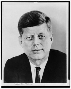 JOHN F. KENNEDY POSTER Famous Portrait RARE HOT VINTAGE - Bild 1 von 1
