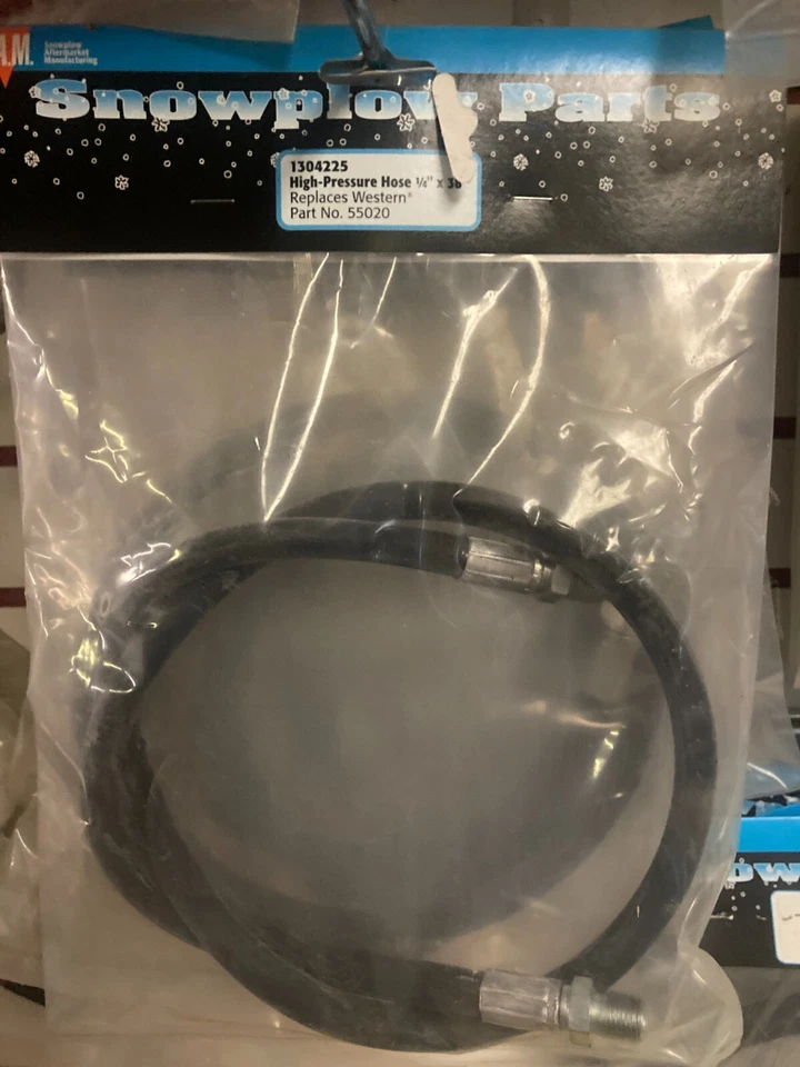 WESTERN  SNOW PLOW HYDRAULIC HOSE - PT.#W55020 BUYERS 1304225 - Image 1 of 1